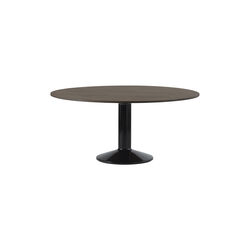 Midst Table, dark oiled oak/black, Muuto