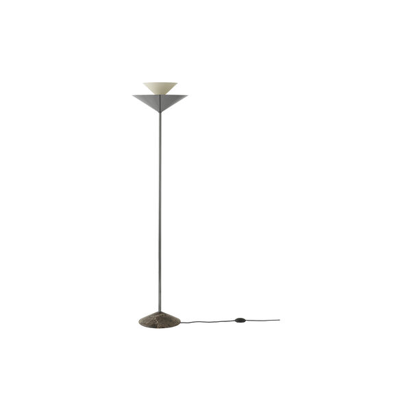 Gio LN28 | Emperador Marble/Dark Chrome&nbsp; | Floor Lamp, &Tradition