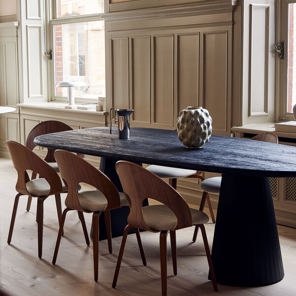 VL1100 Eye Chair, Re-wool 0198/walnut, VERMUND