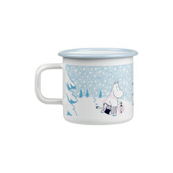 Let It Snow Moomin Enamel Mug, Muurla