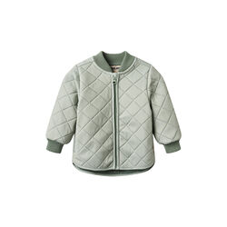 Thermo Jacket Loui, green stripe, Wheat