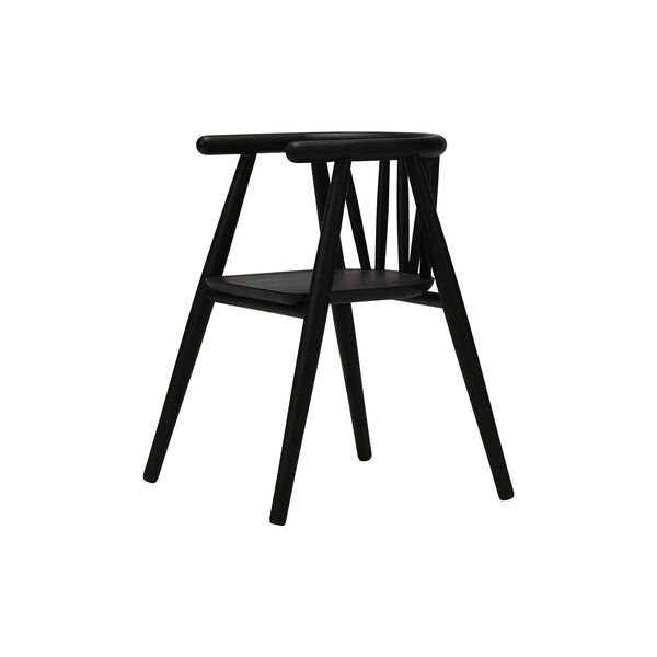 Storm Kid's Chair, black lacquered oak Storm Kid's Chair, black lacquered oak, OAKLINGS