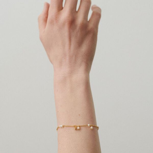Ocean Pearl Bracelet, gold Ocean Pearl Bracelet, gold, Pernille Corydon Jewellery