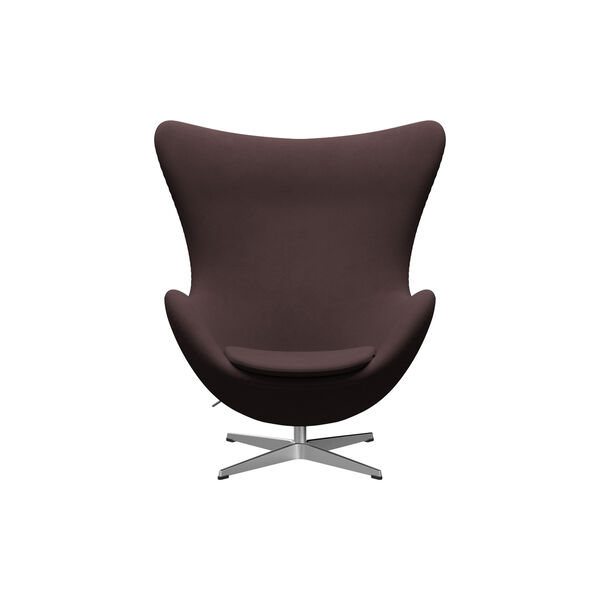 Egg&trade; 3316 Lounge Chair, Christianshavn 1135 blue/orange/satin brushed aluminium, Fritz Hansen