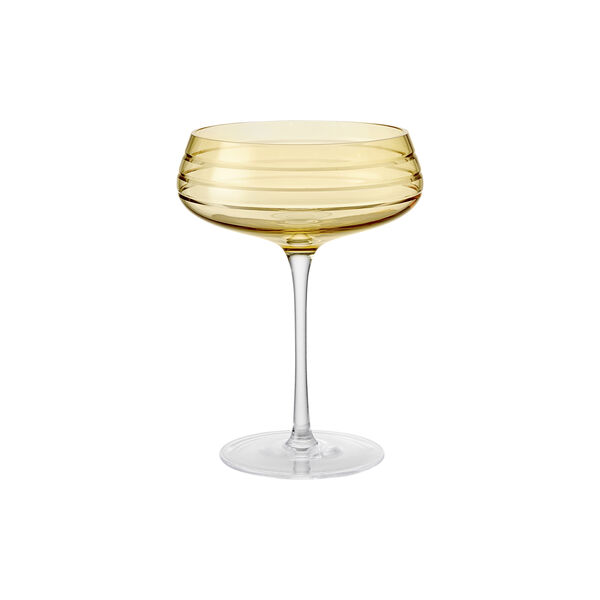 Champagne Coupe Triple Cut, amber Champagne Coupe Triple Cut, amber, Louise Roe
