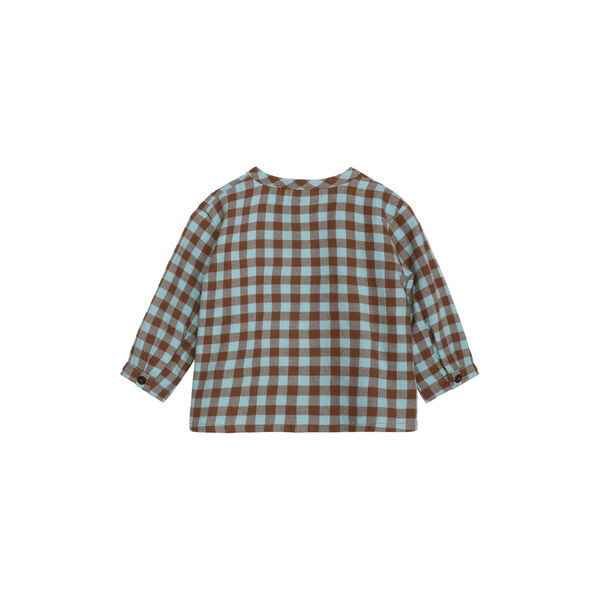 Baby Brushed Shirt, coffee checks Baby Brushed Shirt, coffee checks, Serendipity