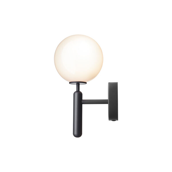 Miira Wall Lamp, rock grey/opal, Nuura