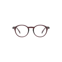 #D READING Glasses, old leather, IZIPIZI