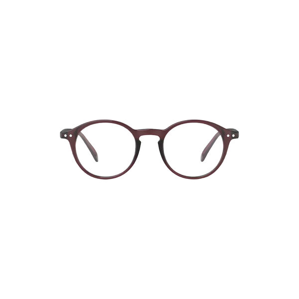 #D READING Glasses, old leather, IZIPIZI