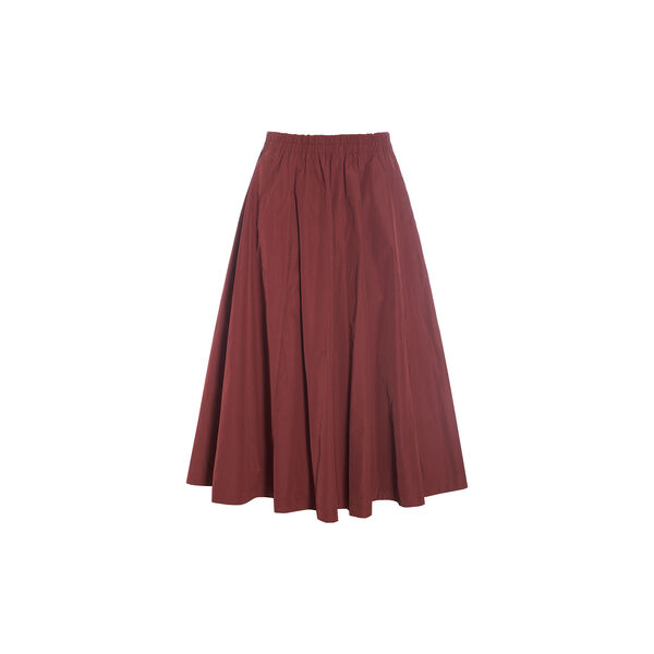 Fukkura poplin Skirt, maroon, BITTE KAI RAND