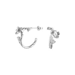 Forglemmigej Earrings, silver, Flora Danica Jewellery