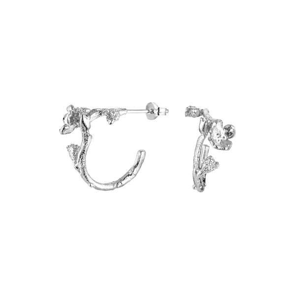 Forglemmigej Earrings, silver, Flora Danica Jewellery