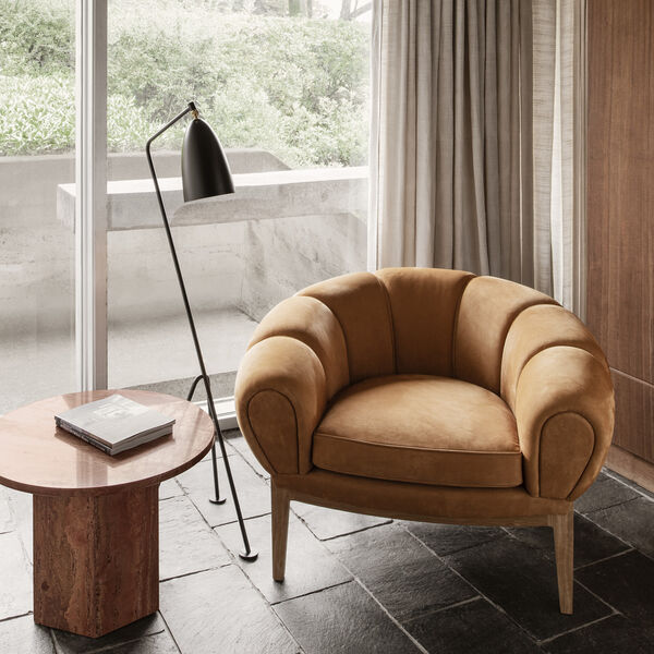 Epic Coffee Table, burnt red, GUBI