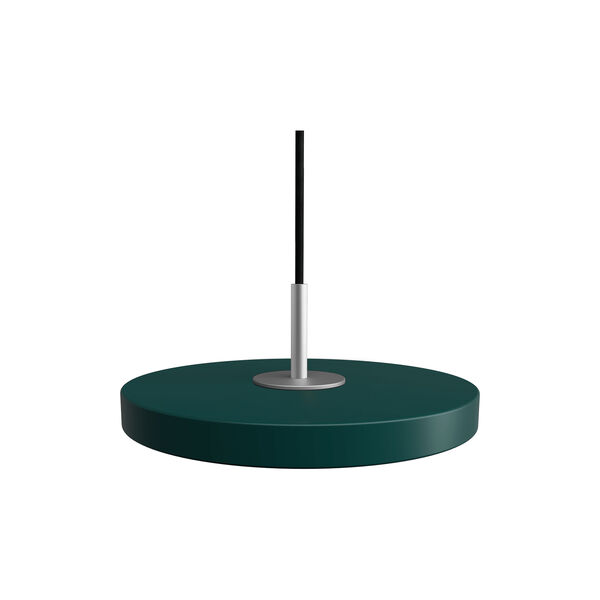 Asteria Micro Pendant, forest green/steel, UMAGE