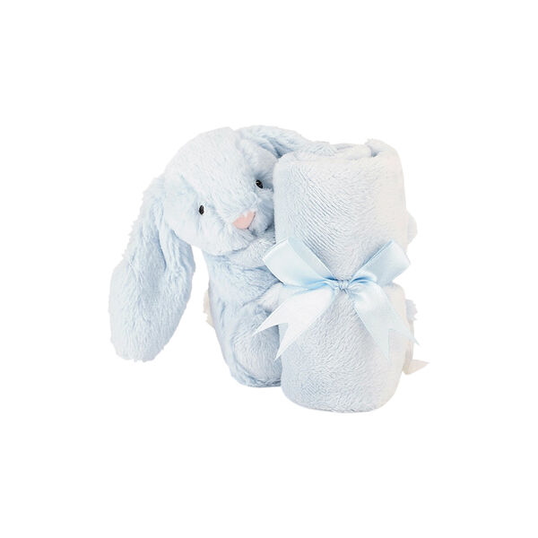 Bashful Bunny Soother, blue, Jellycat