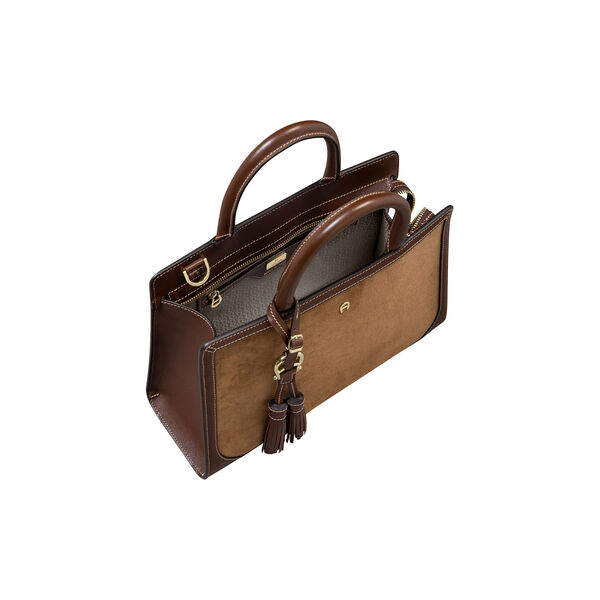 Cybill Handbag | Saddle Brown, Aigner