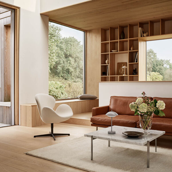 Clam™ Portable Lamp, nine grey, Fritz Hansen