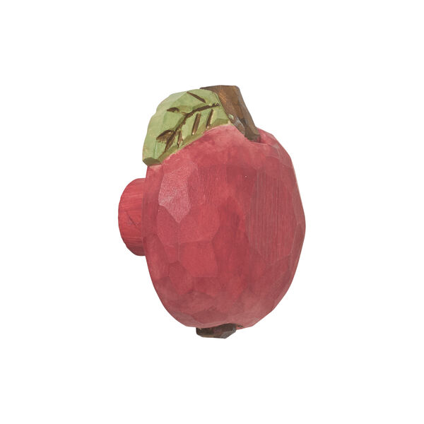 Apple Hand-carved Hook | Poppy Red, Ferm Living