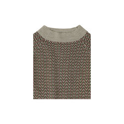 Herringbone Sweater, oat melange, FUB