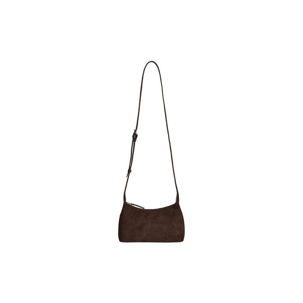 AvenyaMBG Cross. Bag Suede, dark brown, Markberg