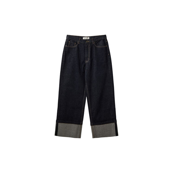 MishaSW Raw Denim Jeans, dark denim blue, Sofie Schnoor