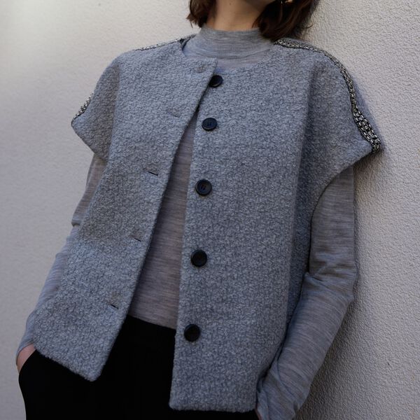 Kino cape, ligth grey Kino cape, ligth grey, PBO