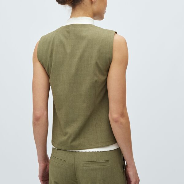 Flavina-M Blazer, dusty olive melange, mbyM