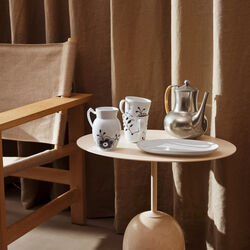 White Fluted Long Oval Dish 37 cm, Royal Copenhagen