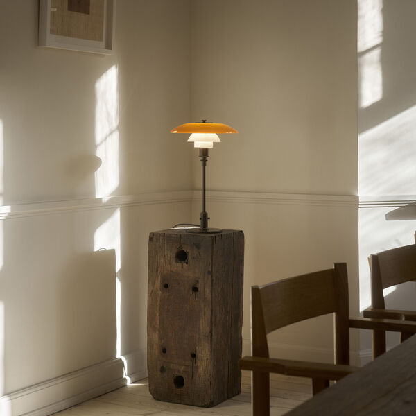 PH 3/2 Table Lamp Centenary Edition, amber/opal white, Louis Poulsen