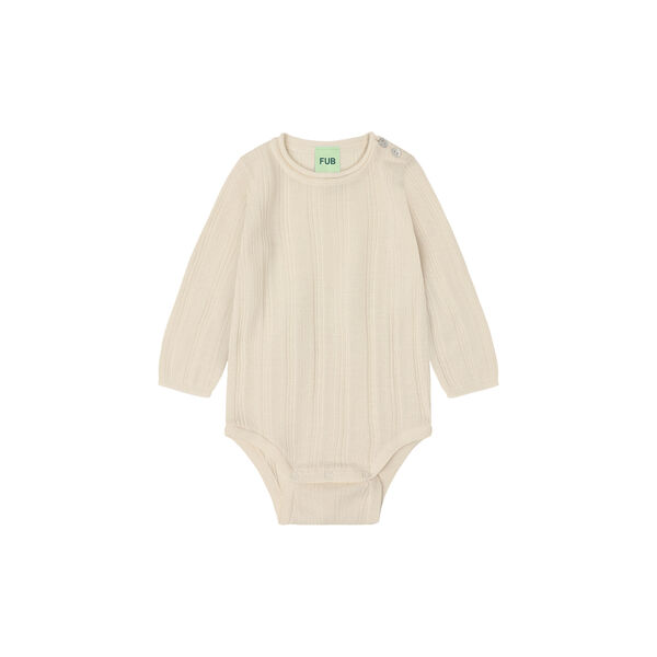 Baby Rib Body, ecru, FUB