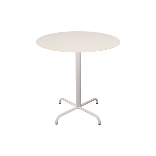 PICO Caf&eacute; Table with 4 Star Base &Oslash; 74, muted white, HOUE