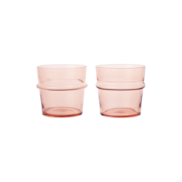 Boya&nbsp;Low&nbsp;Glasses&nbsp;2 stk., blush, Ferm Living