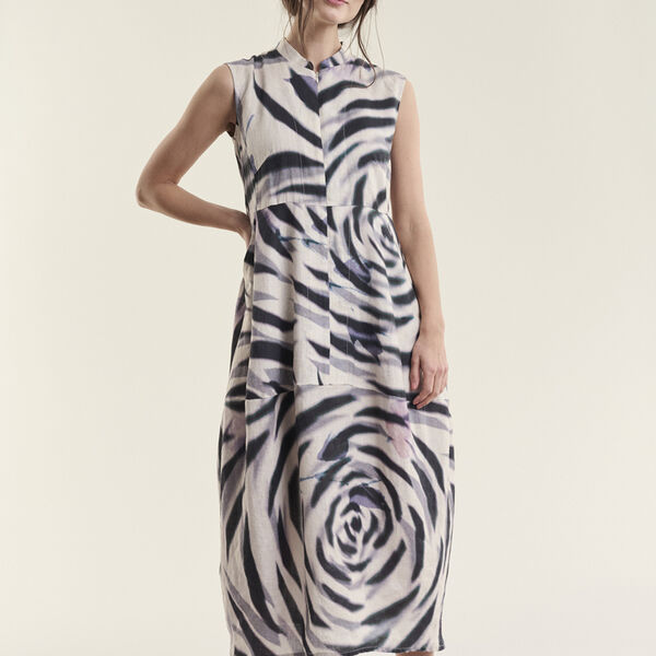 Harukaze sleeveless dress, zebra rose, BITTE KAI RAND