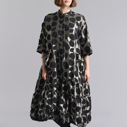 Flowerbomb long dress, stone/black flowerbomb, BITTE KAI RAND