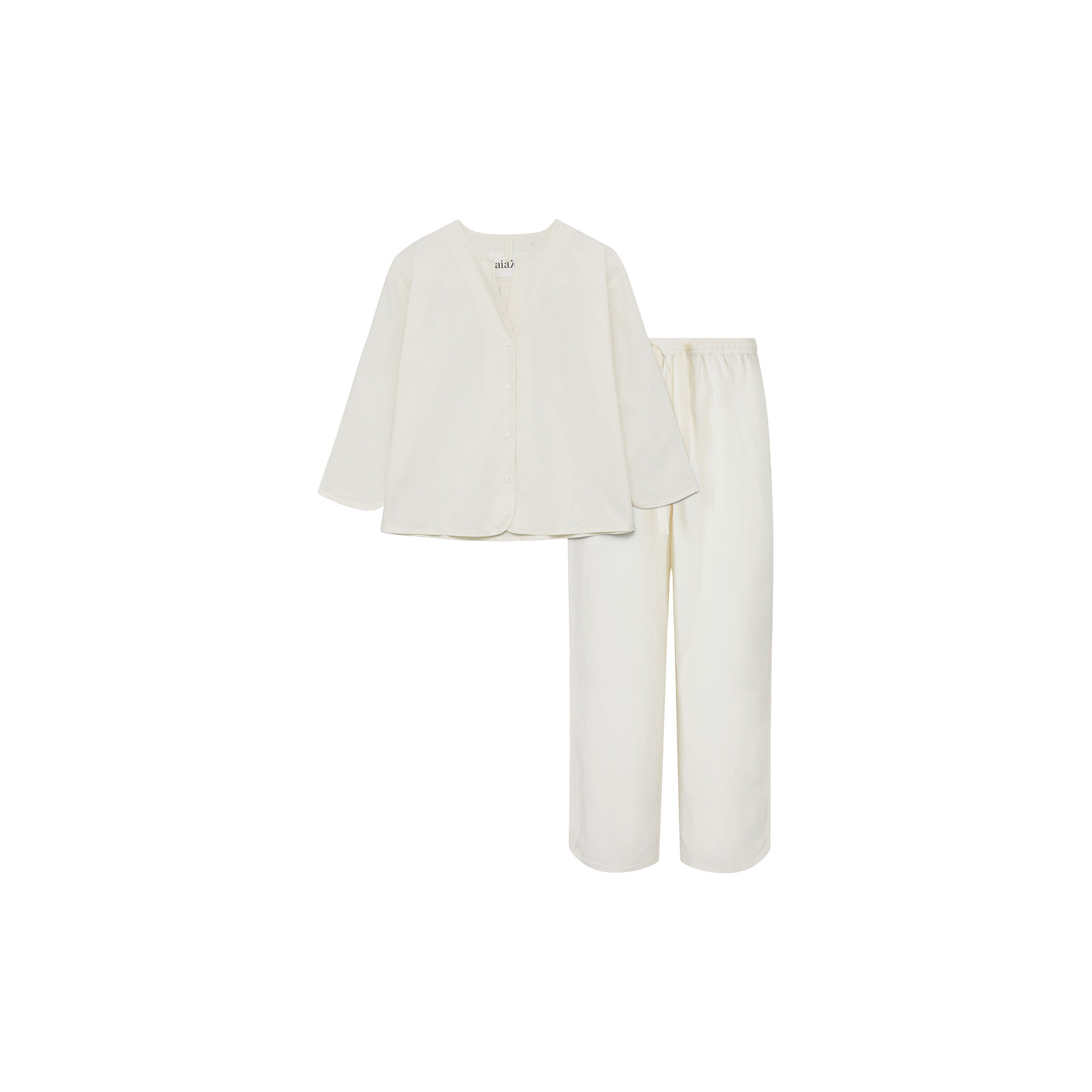 Pyjamas Poplin pure ecru