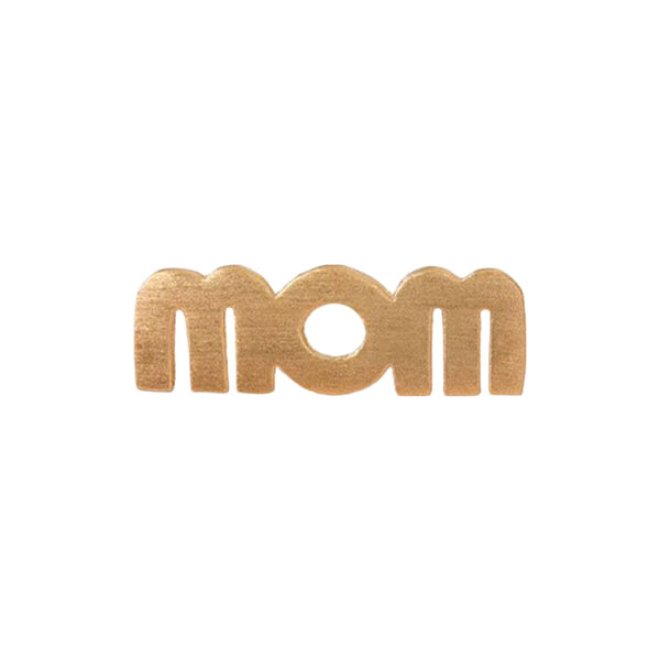 Wow Mom Earring Single, gold Wow Mom Earring Single, gold, Stine A Jewelry