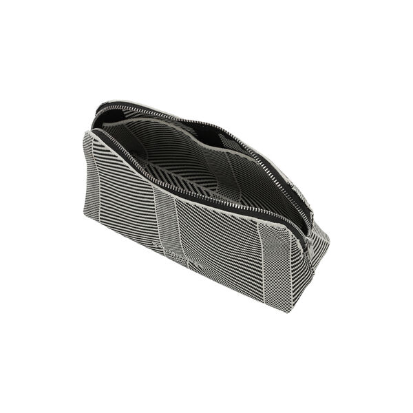 Knitted Makeup Bag, milk creme black, Ilse Jacobsen Hornb&aelig;k