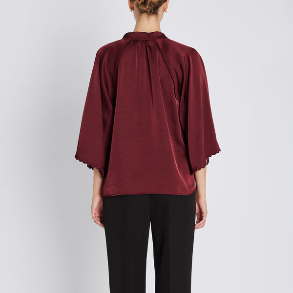 BeckiaBBWinny blouse, burgundy BeckiaBBWinny blouse, burgundy, Bruuns Bazaar