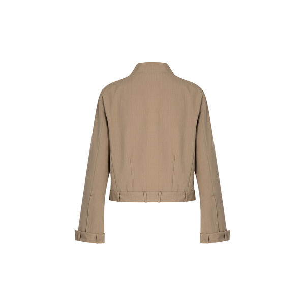 Short jacket with belt loops, moon rock, Coster Copenhagen