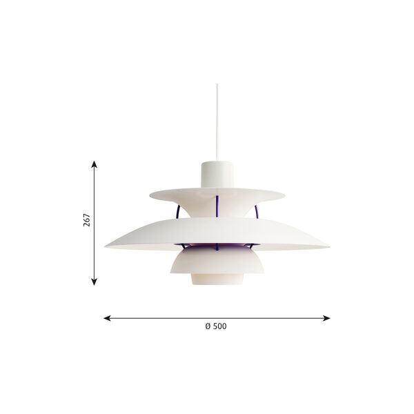 PH 5 Pendant, white classic PH 5 Pendant, white classic, Louis Poulsen