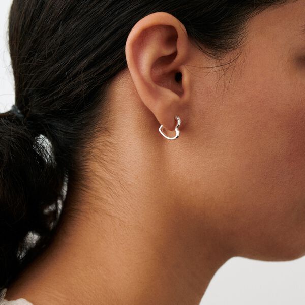 Affection Hoops Small, sterling silver, Pernille Corydon Jewellery