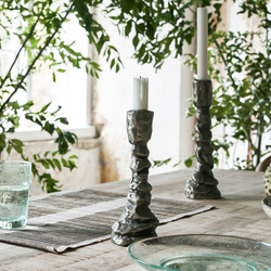 HDRaku Candle stand, antique silver, House Doctor