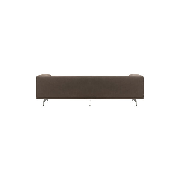 4511 Delphi 3 seater Sofa, Havanna/aluminium, Fredericia Furniture