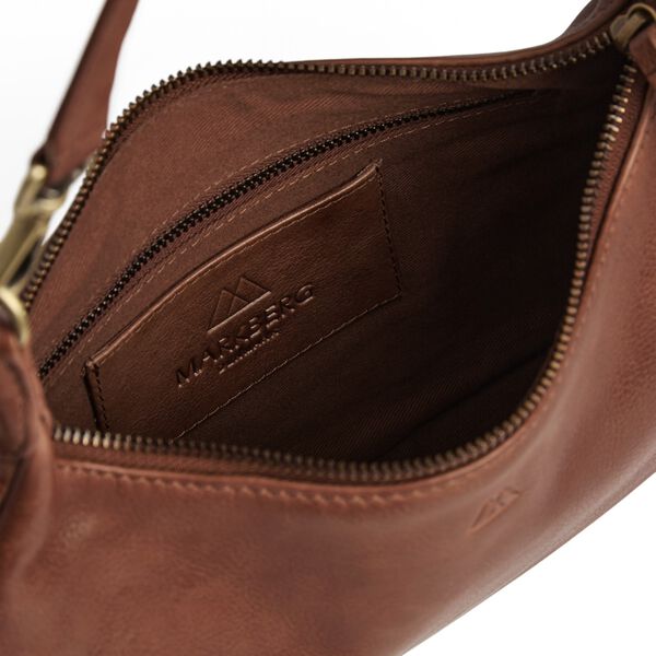 HaydenMBG Crossb. Bag Soft V., cognac w/br. gold, Markberg