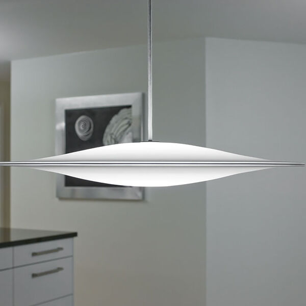Sinus 550P Pendant, opal Sinus 550P Pendant, opal, Piet Hein