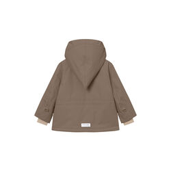 MATWANG Fleece Lined Winter Jacket, morel grey, Mini A Ture