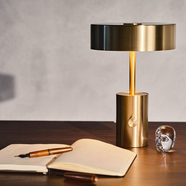Joey Table Lamp, brass, Rubn