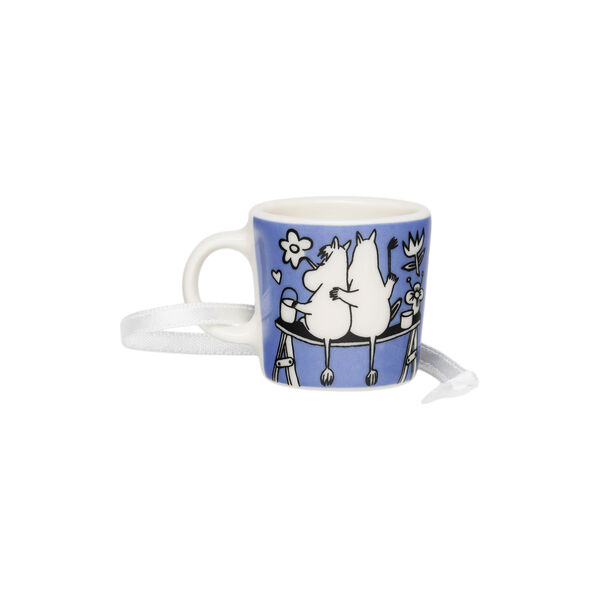Moomin mini mug Love, indigo, Moomin Arabia