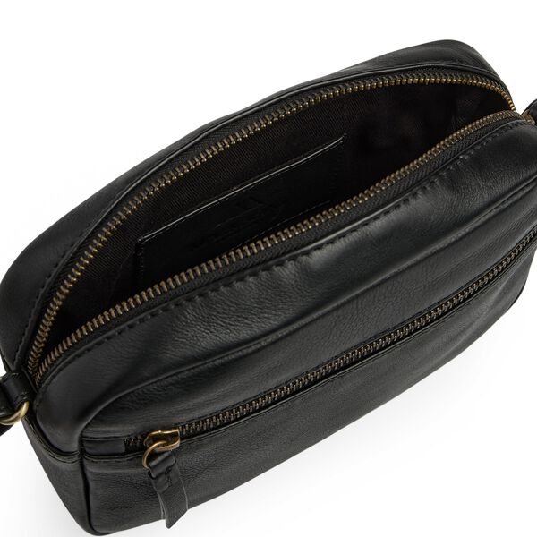 TerraMBG Crossbody Bag Soft Vintage, black w/br. gold, Markberg