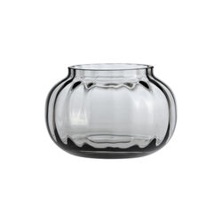 Primula Tealight Holder, smoke, Holmegaard